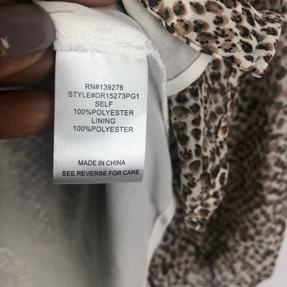 DR 2 Animal Print Pussy Bow Blouse - Picture 6 of 8